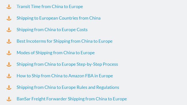 Evergreen shipping